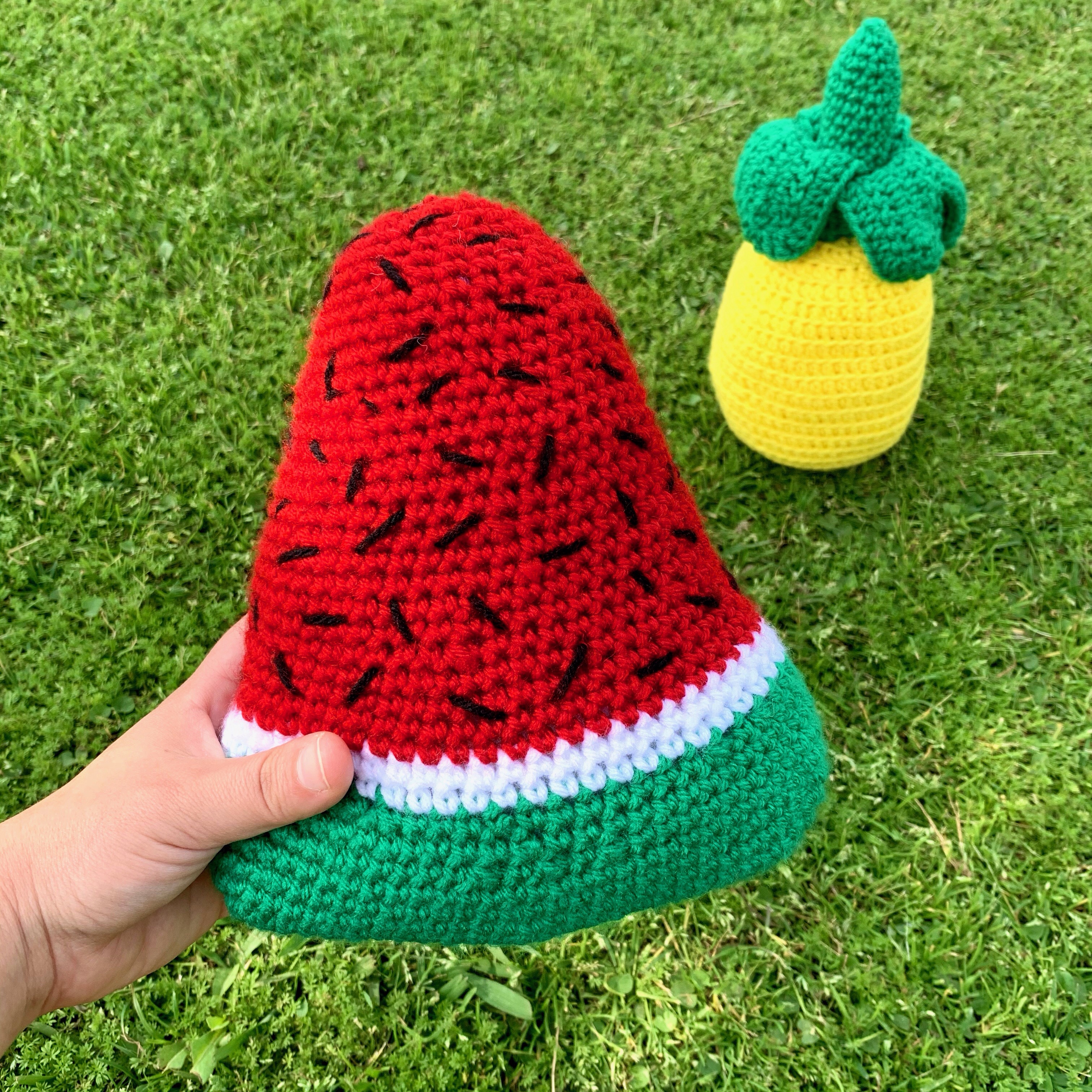 Watermelon Slice - Free Crochet Pattern - OkieGirlBling'n'Things